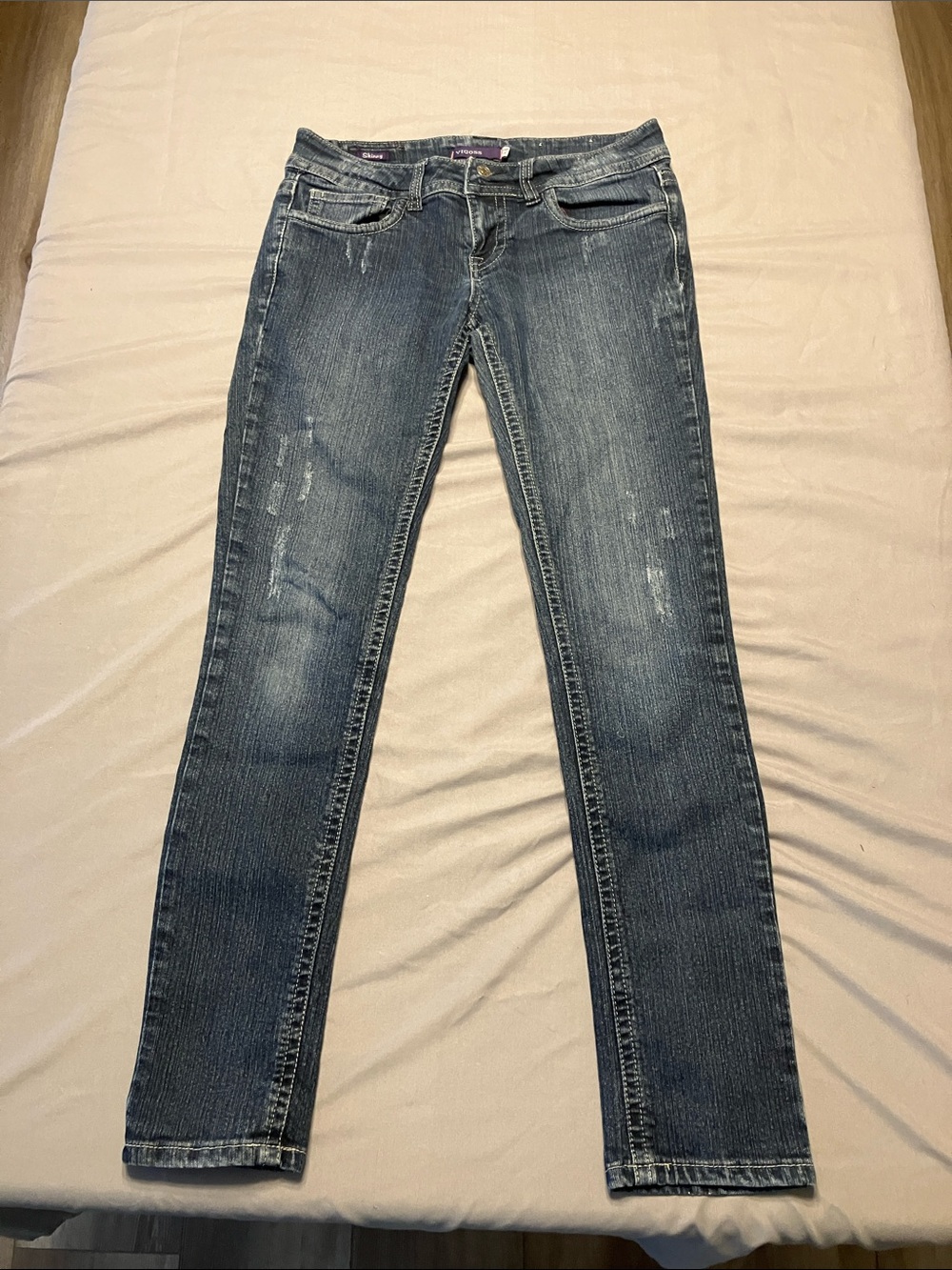 Vigoss Women's Dark Blue Slim Skinny Jeans